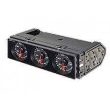 Red RH DIN-Gauge (POINTER WHITE) Gauge
